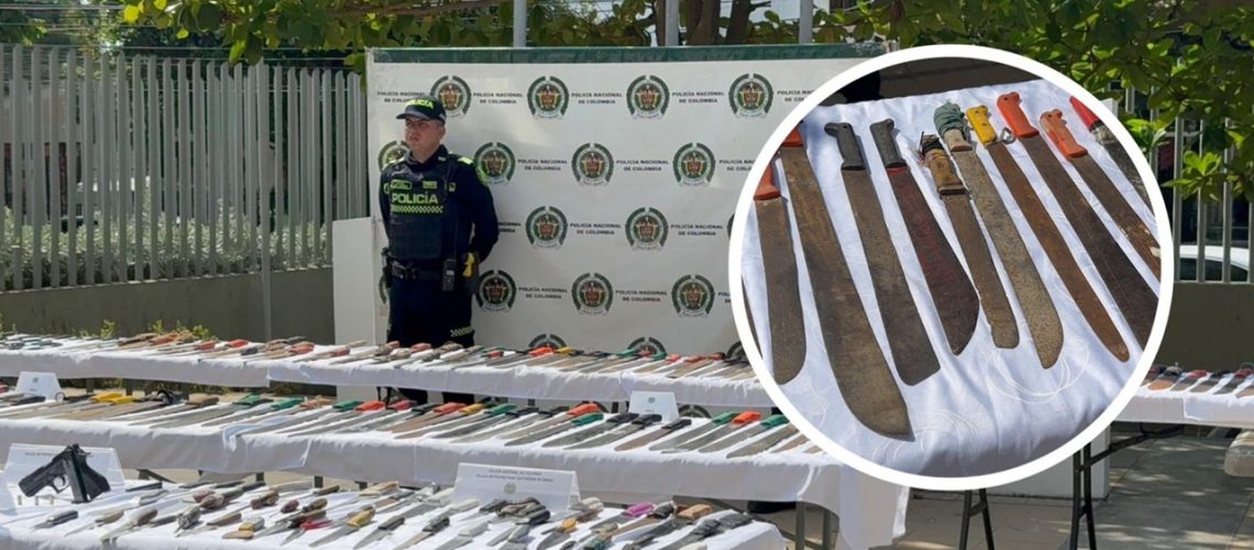 Incautan armas partido Junior Palmeiras Cartagena (4)