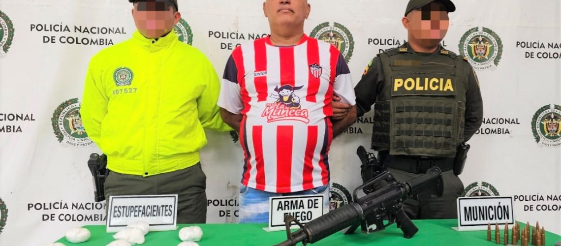 Incautan fusil allanamiento La Unión