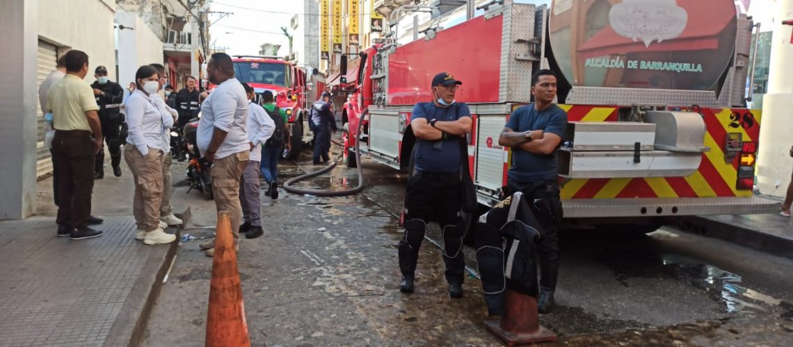 Incendio Alcaldía de Barranquilla1