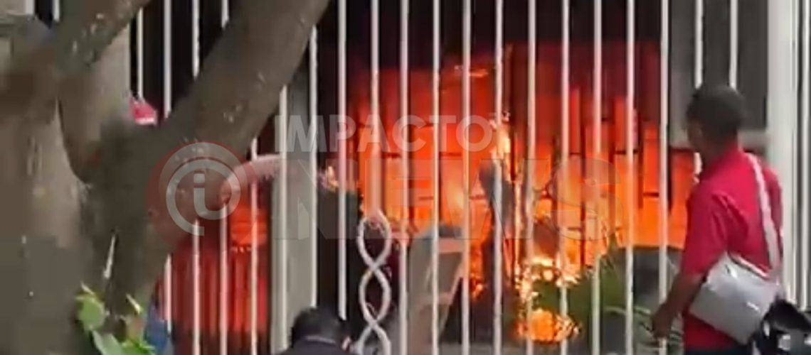 Incendio vivienda Barranquilla Colombia