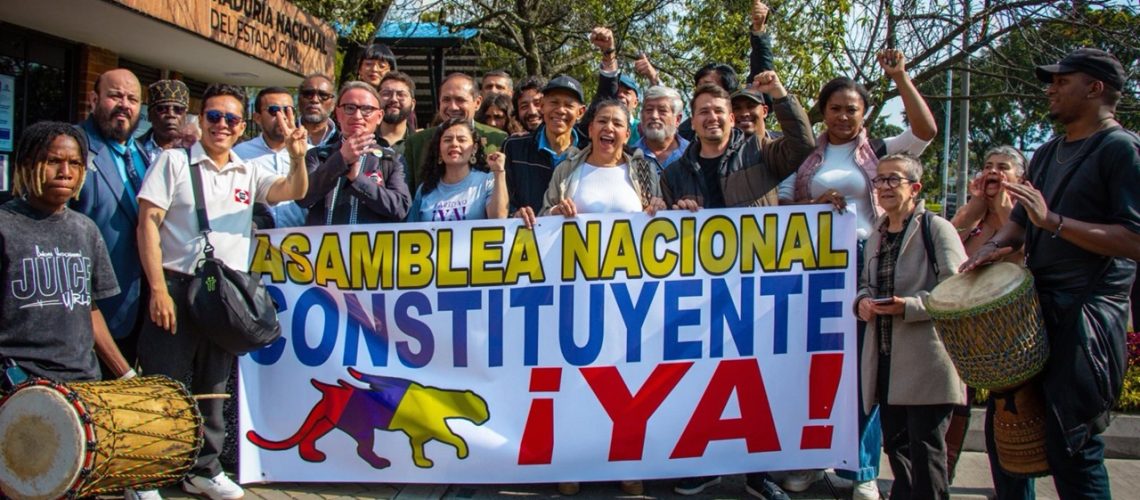 Inscripción comité Asamblea Constituyente en Colombia