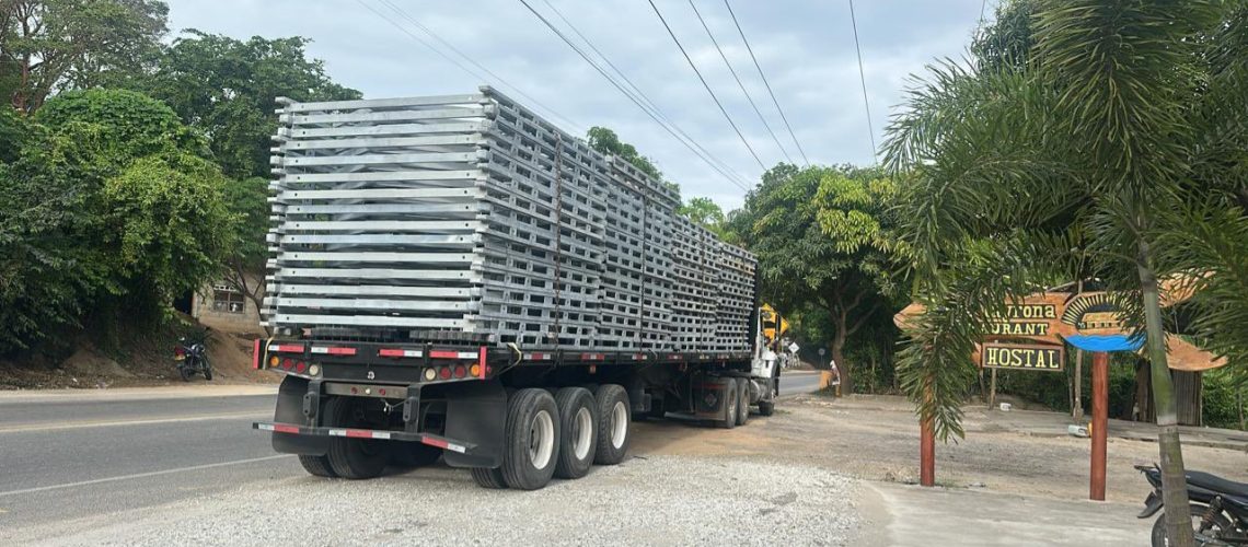 Instalación puente militar Mendihuaca