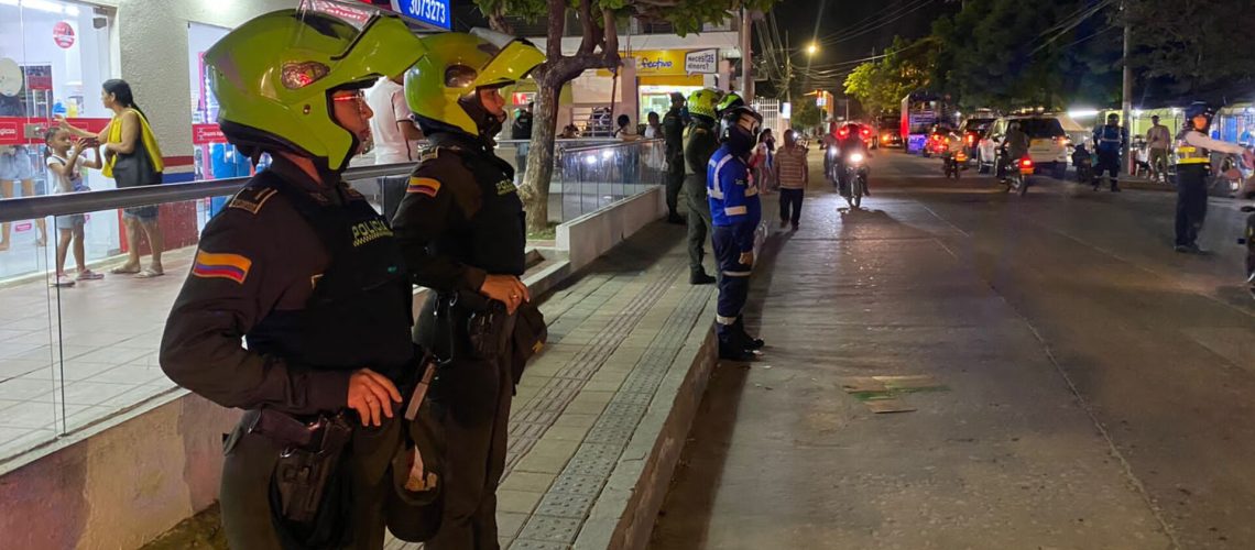 Intervención Policía Puerto Colombia