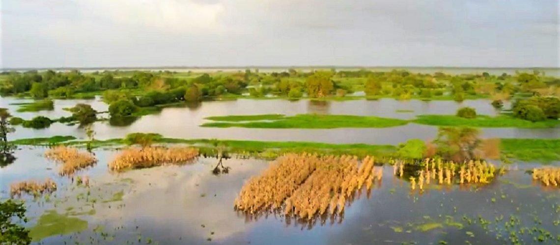 Inundación en el sur del Atlántico