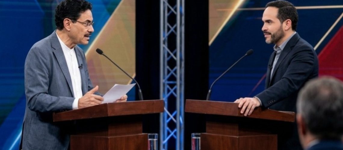 Iván Cepeda y Abelardo de la Espriella en debate