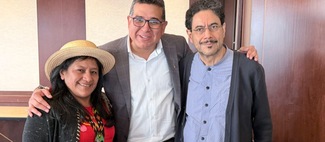 Iván Cepeda y Aida Quilcué