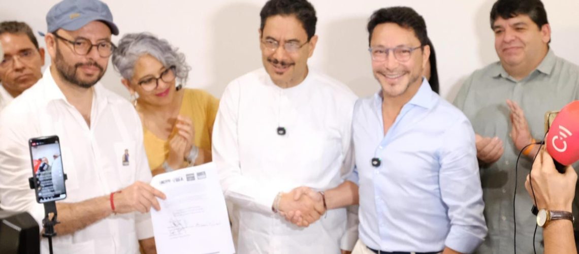 Iván Cepeda y Carlos Caicedo