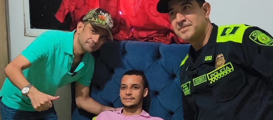 Iván Zuleta policía herido Valledupar (2)