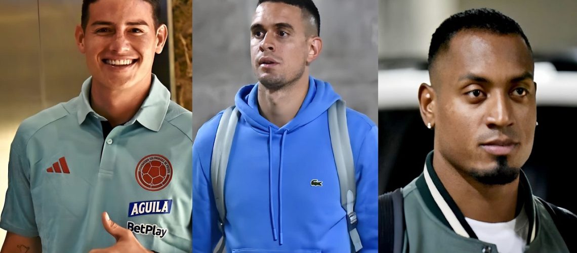 James, Borré y Ditta