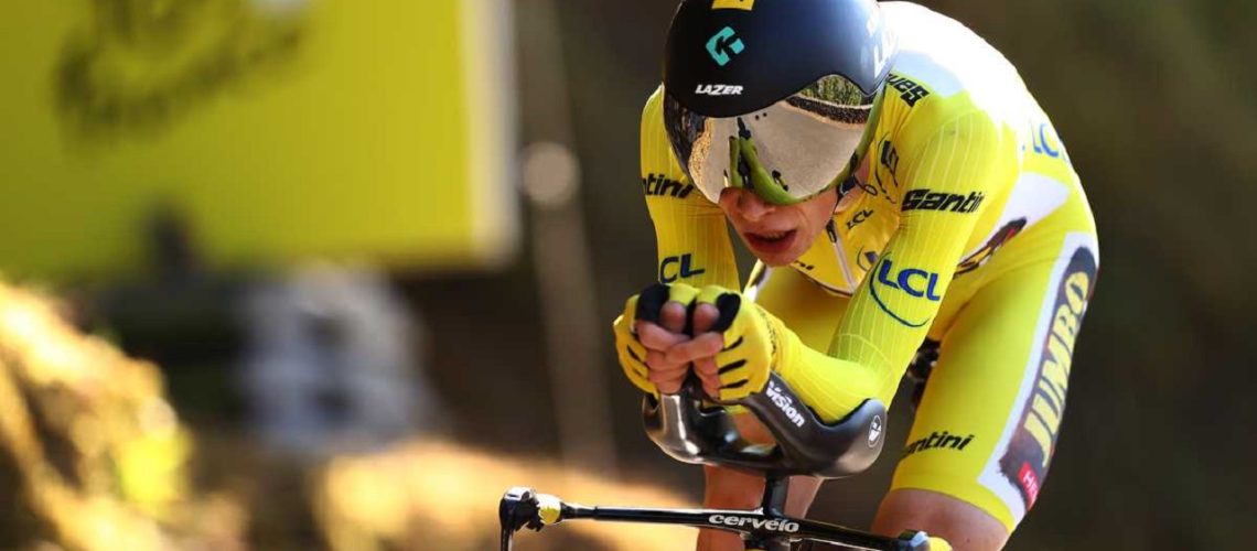 Jonas Vingegaard en la crono