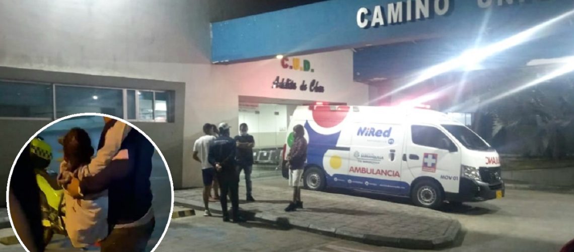 Joven herido en medio de atraco