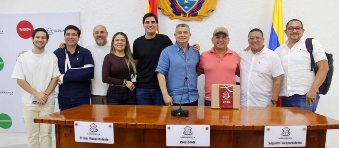 Juan José Vergara presidente 2026 de la Comisión de Presupuesto del Concejo de Barranquilla
