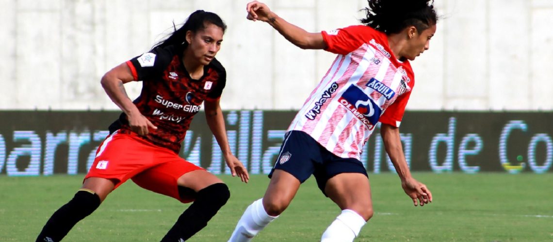 Junior femenino vs américa