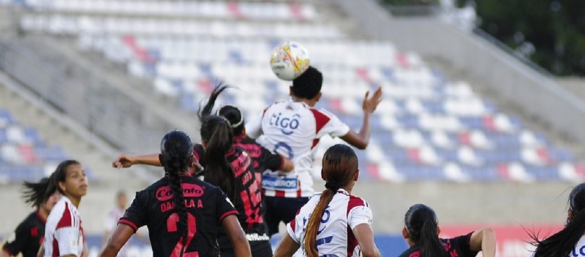 Junior femenino vs américa