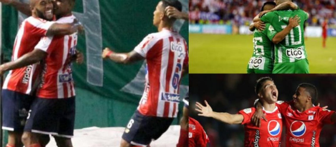 Junior, nacional y américa