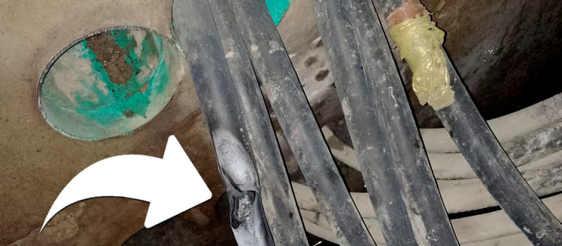 Ladrón Descarga electrica