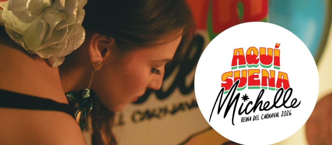 Logo reina Carnaval 2026 Aquí Suena