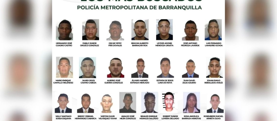 Los más buscados Policía 2024 (1)
