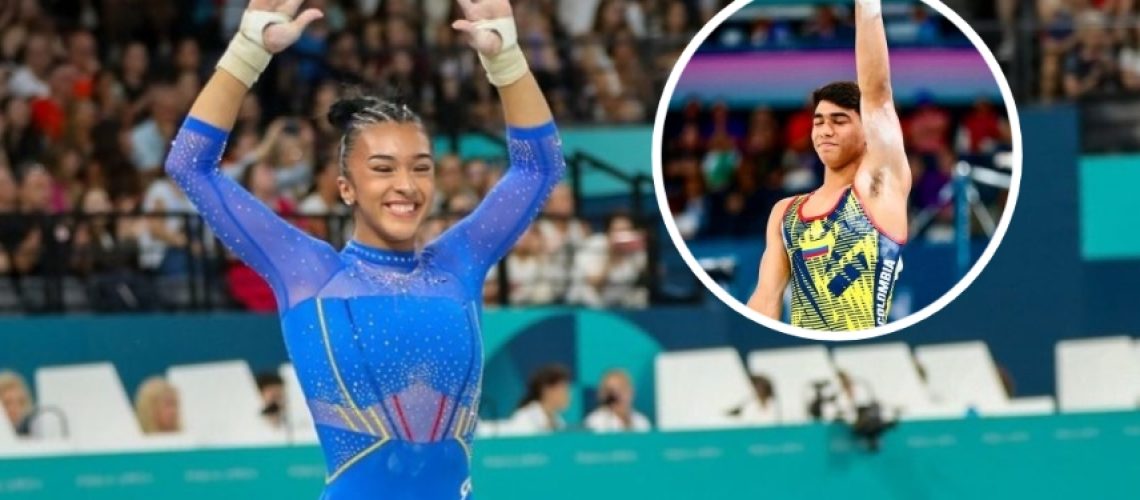Luis Blanco y ángel barajas gimnastas