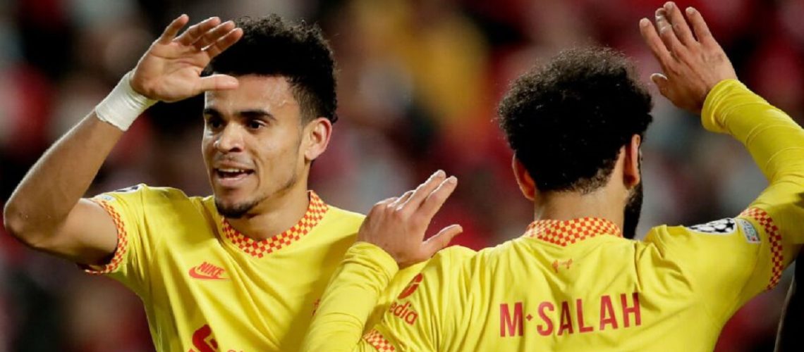 Luis díaz y mohamed salah