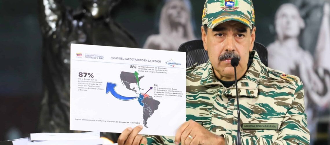 Maduro sobre salida de cocaína desde Colombia