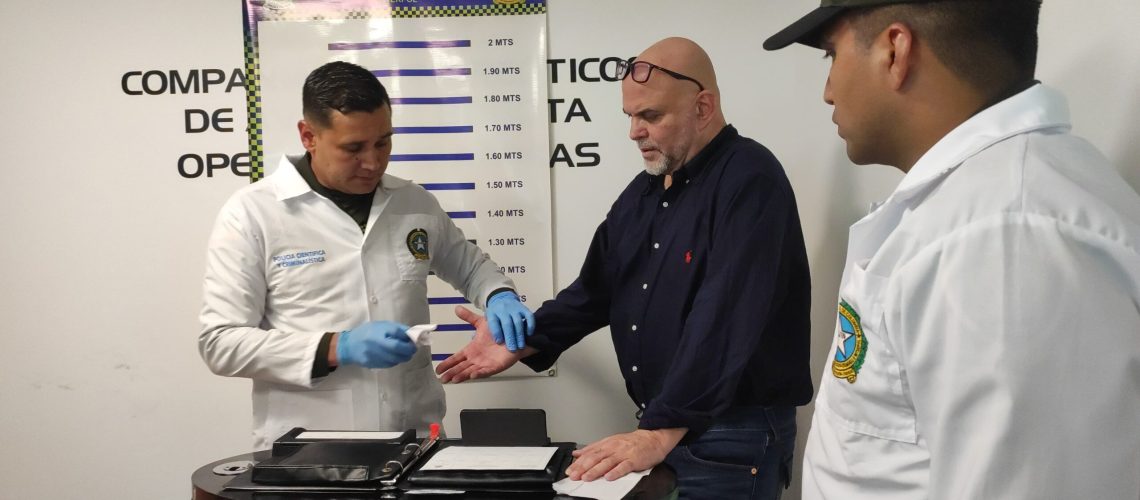 Mancuso reseñado Policía