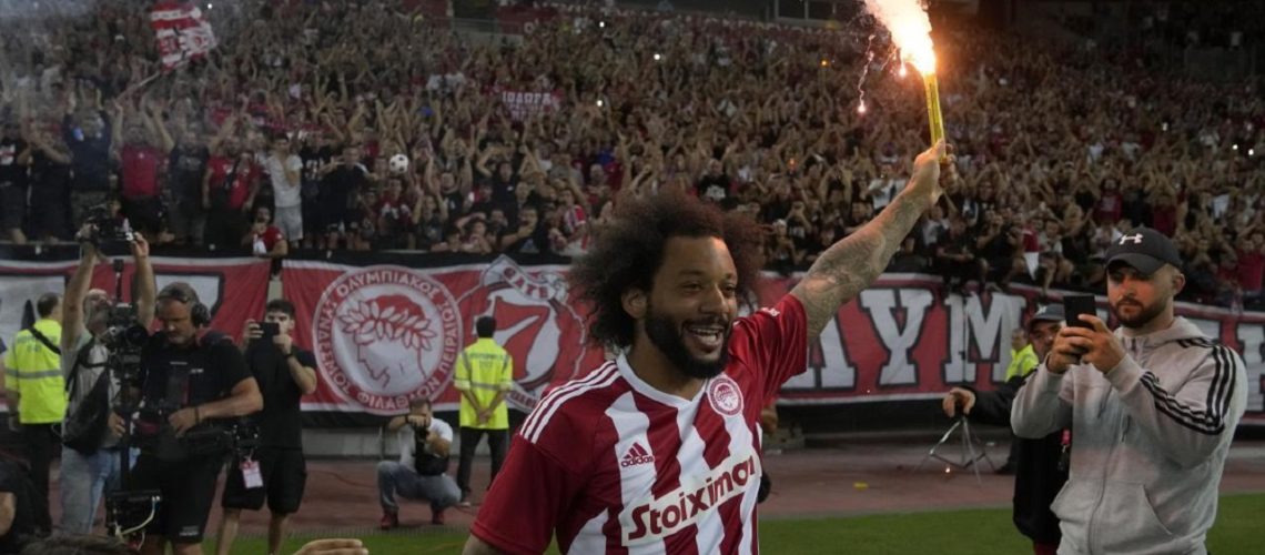Marelo presentado en olympiacos