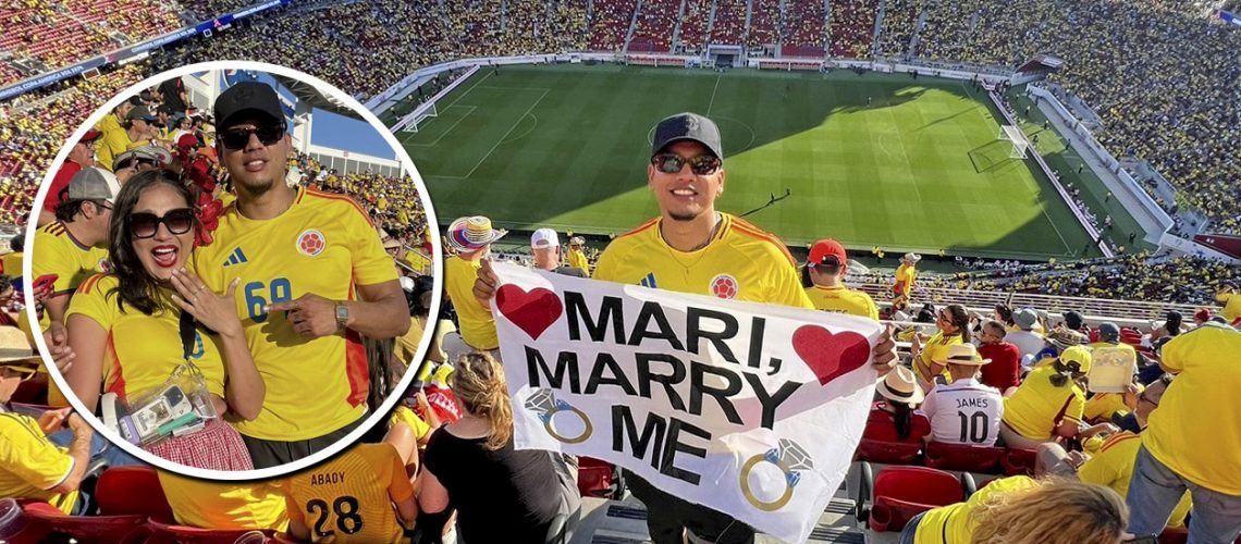 Mari y Jesus Propuesta de matrimonio Brasil Colombia1