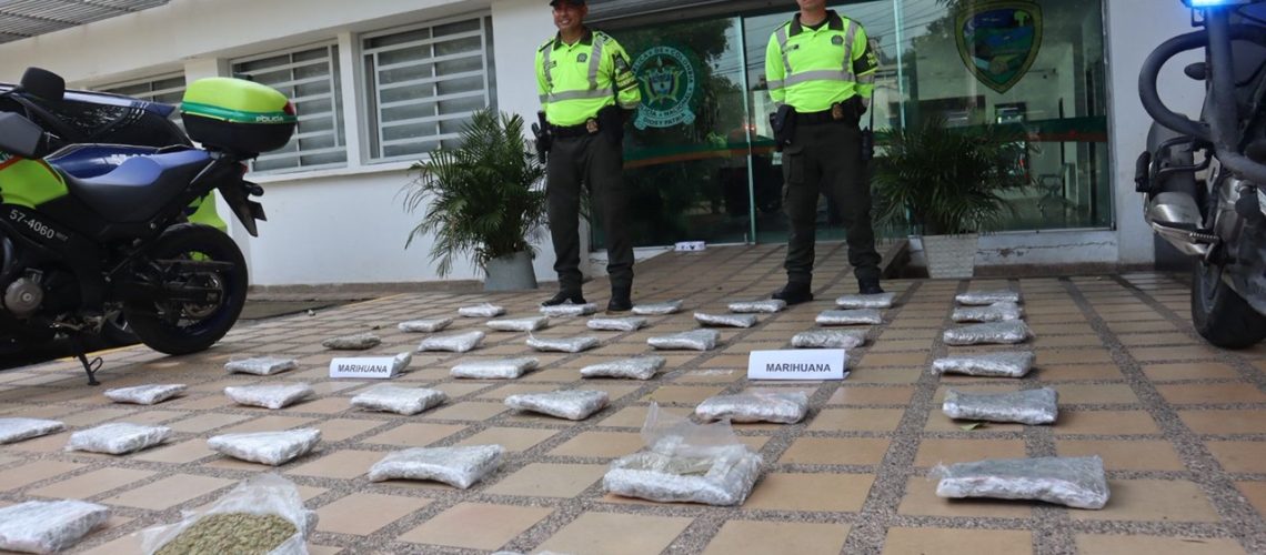 Marihuana incautada en Barranquilla