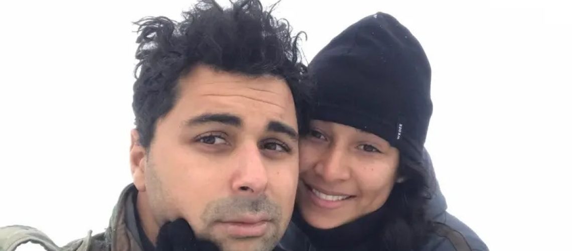 Maylin Castro y Alessandro Venier