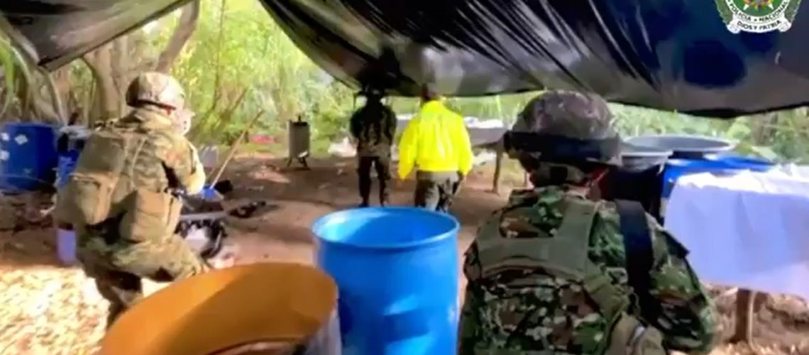 Megalaboratorio del ELN desmantelado en Norte de Santander