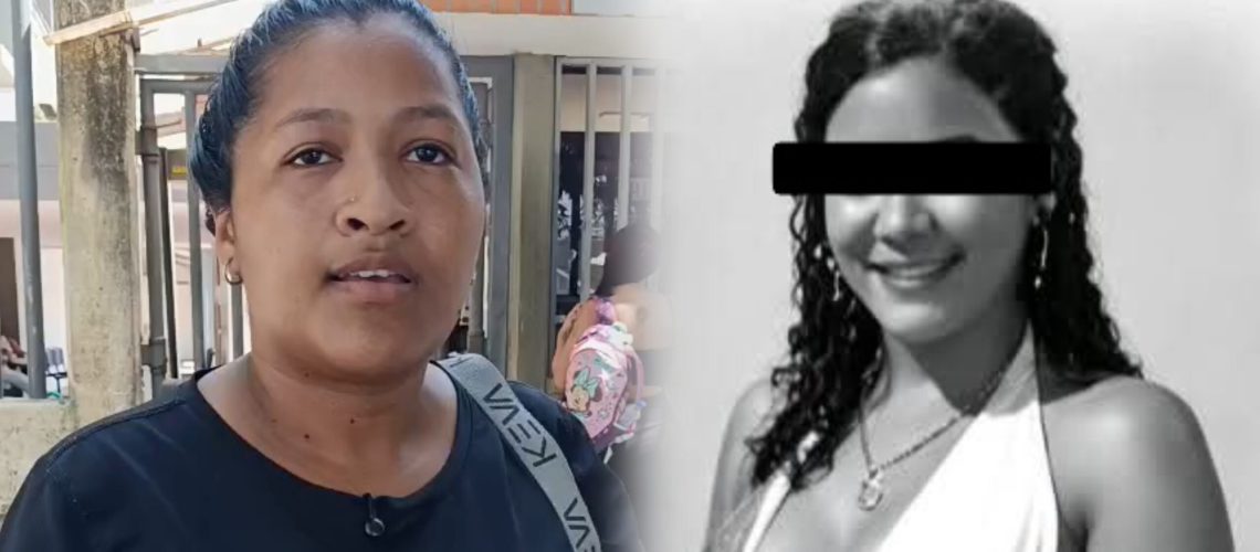 Menor asesinada en Rebolo