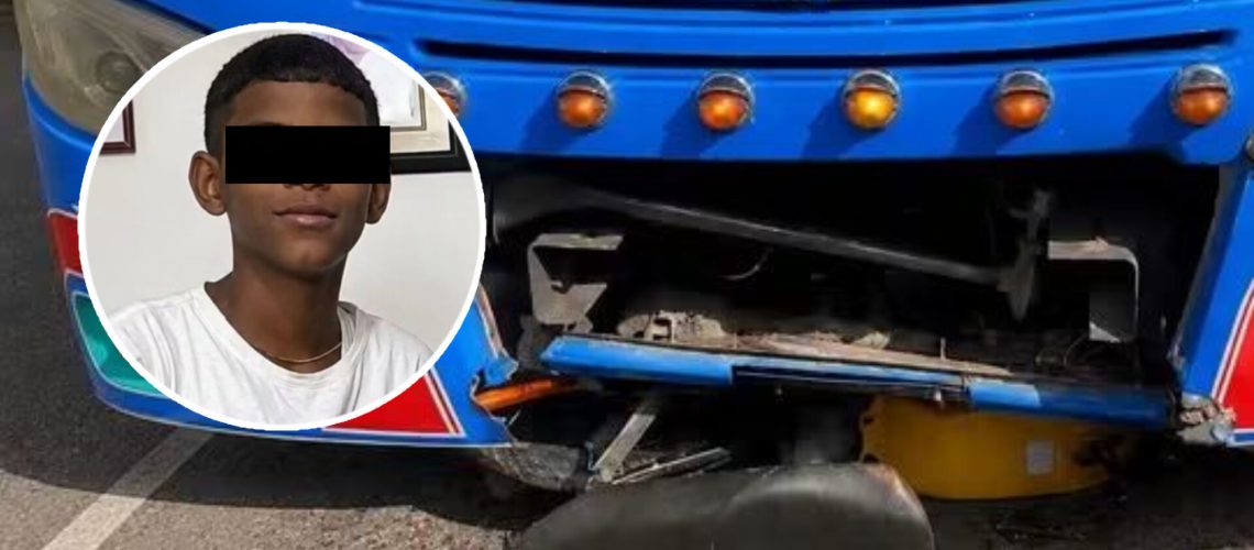 Menor muerto accidente Santo Tomás