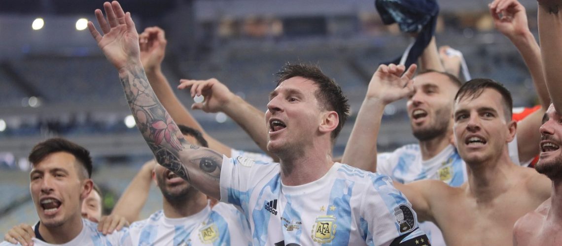 Messi el comandnate de argentina