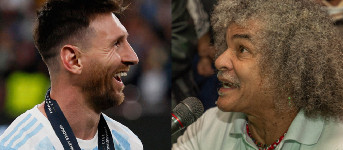 Messi y pibe