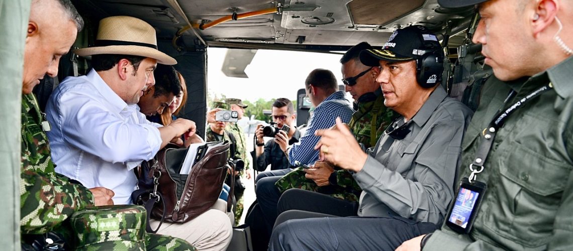 Ministros de Defensa e Interior en Aguachica, Cesar