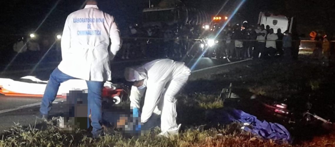 Motociclista fallecido accidente Pendales, Luruaco