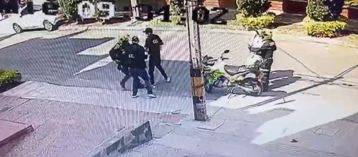 Muerte Policía hurto Medellín
