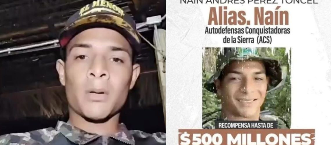 Muerte alias Bendito Menor, recompensa