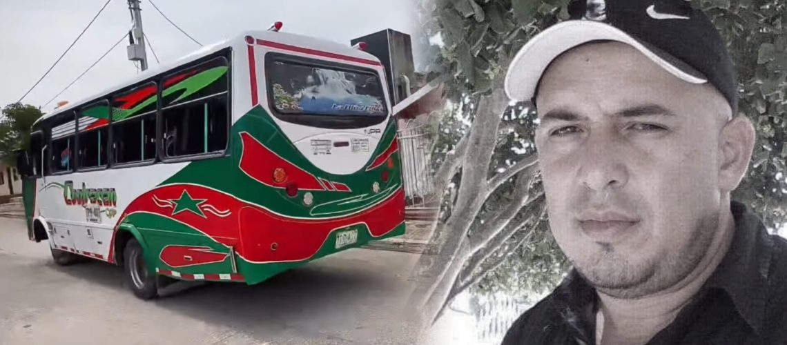 Ulises Martínez, conductor de buseta fallecido en la vía Candelaria-Sabanalarga