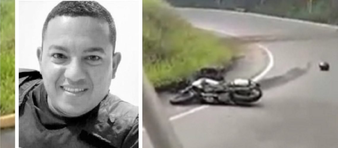 Muerte escolta en vía del Cesar