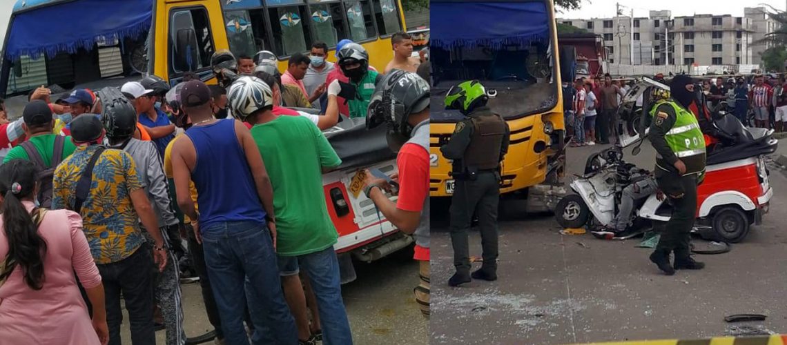 Muerte motocarrista Manuela Beltran1