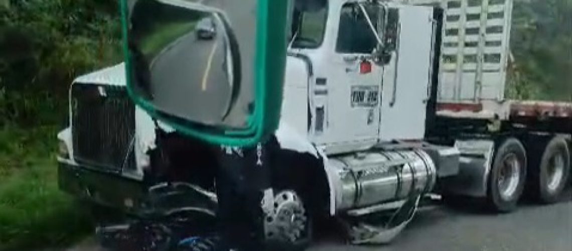 Muerte motociclista Cordialidad, entre Baranoa y Campeche