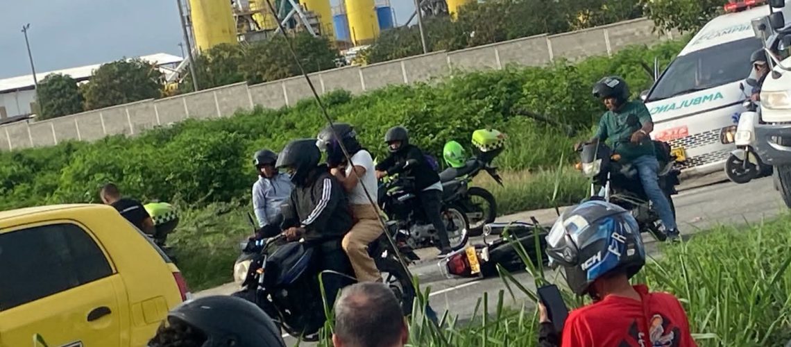 Muerte motociclista Cordialidad, altura Ultracem