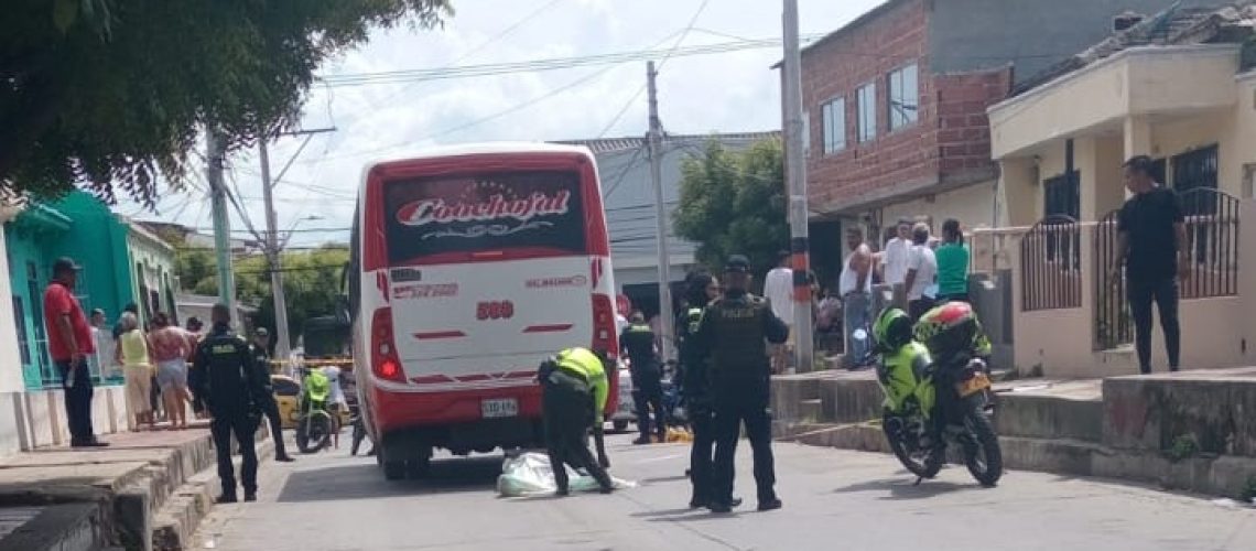 Muerte mujer arrollada Chiquinquirá 1