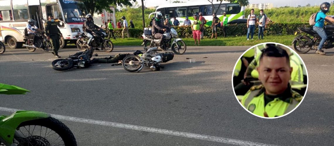 Muerte policía Circunvalar1