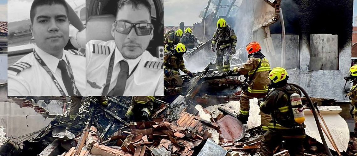 Muertos avioneta Medellin