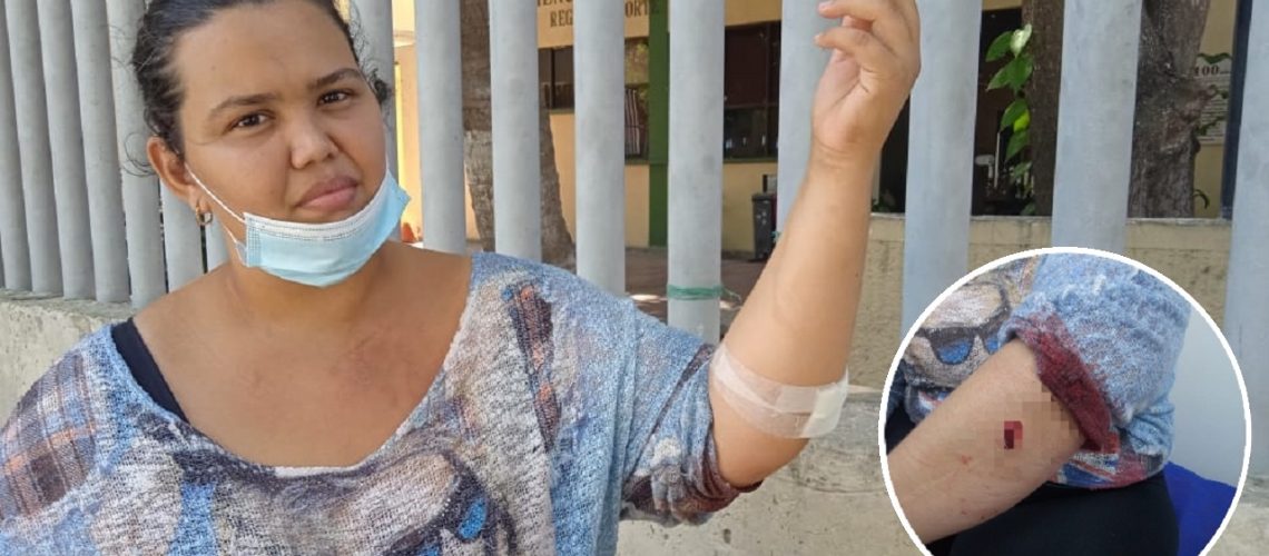 Mujer denuncia La Playa