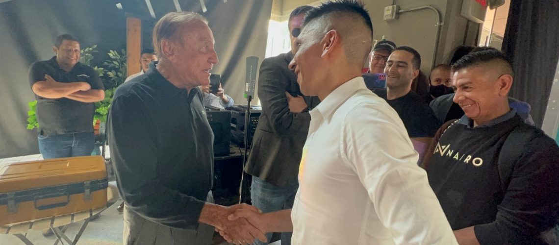 Nairo Quintana y Rodolfo Hernández