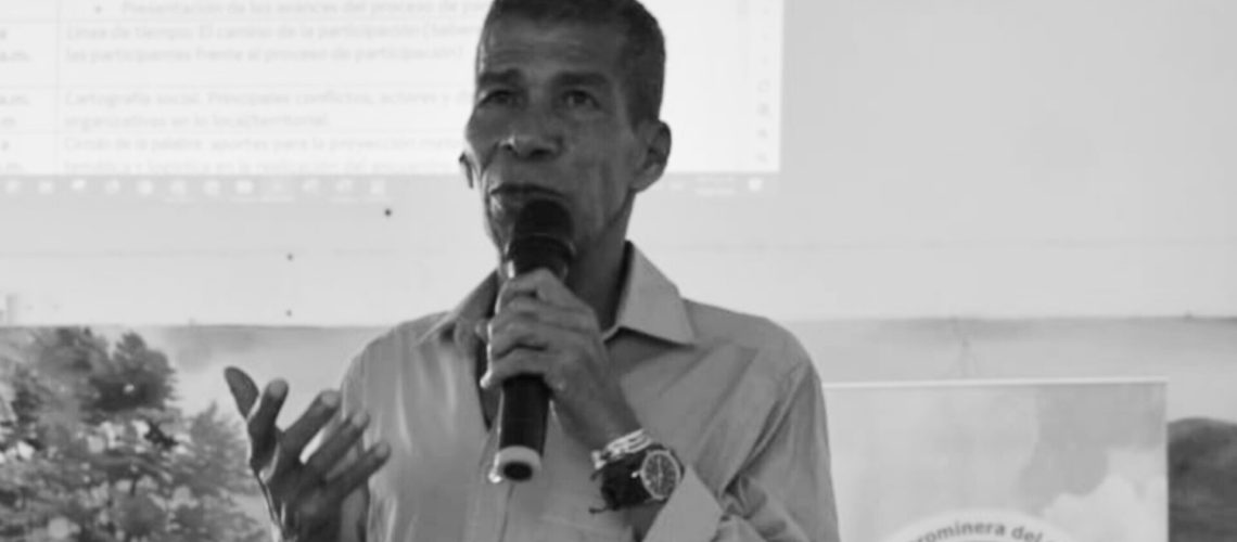 Narciso Beleño, líder asesinado en el sur de Bolívar